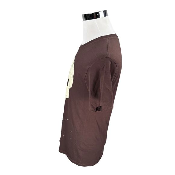 Y2K Mad Engine Marvel Punisher Skull T-Shirt Mens Medium Brown Near Vintage 2007 - Picture 3 of 11